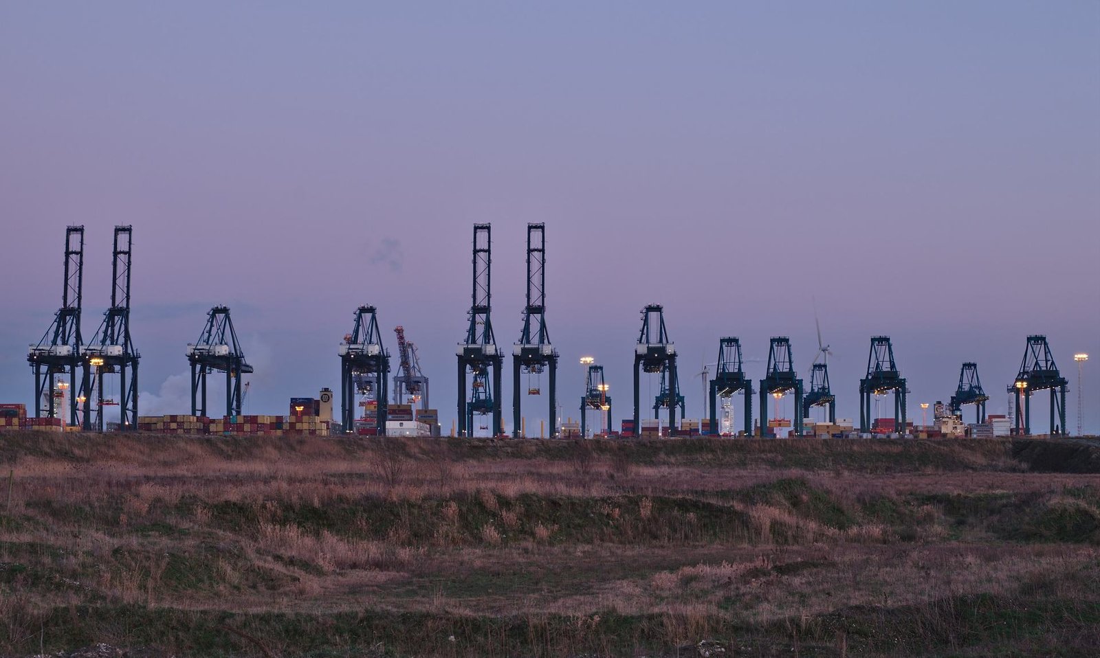 Port cranes
