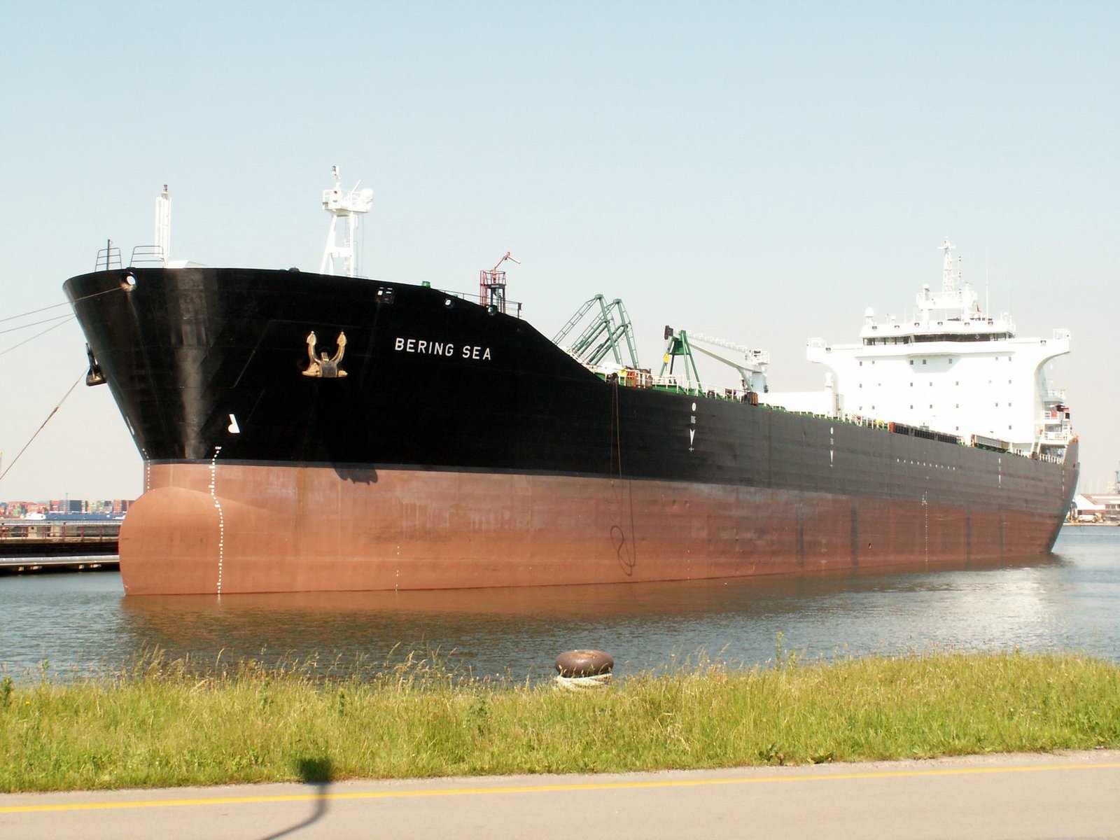 Tanker at berth